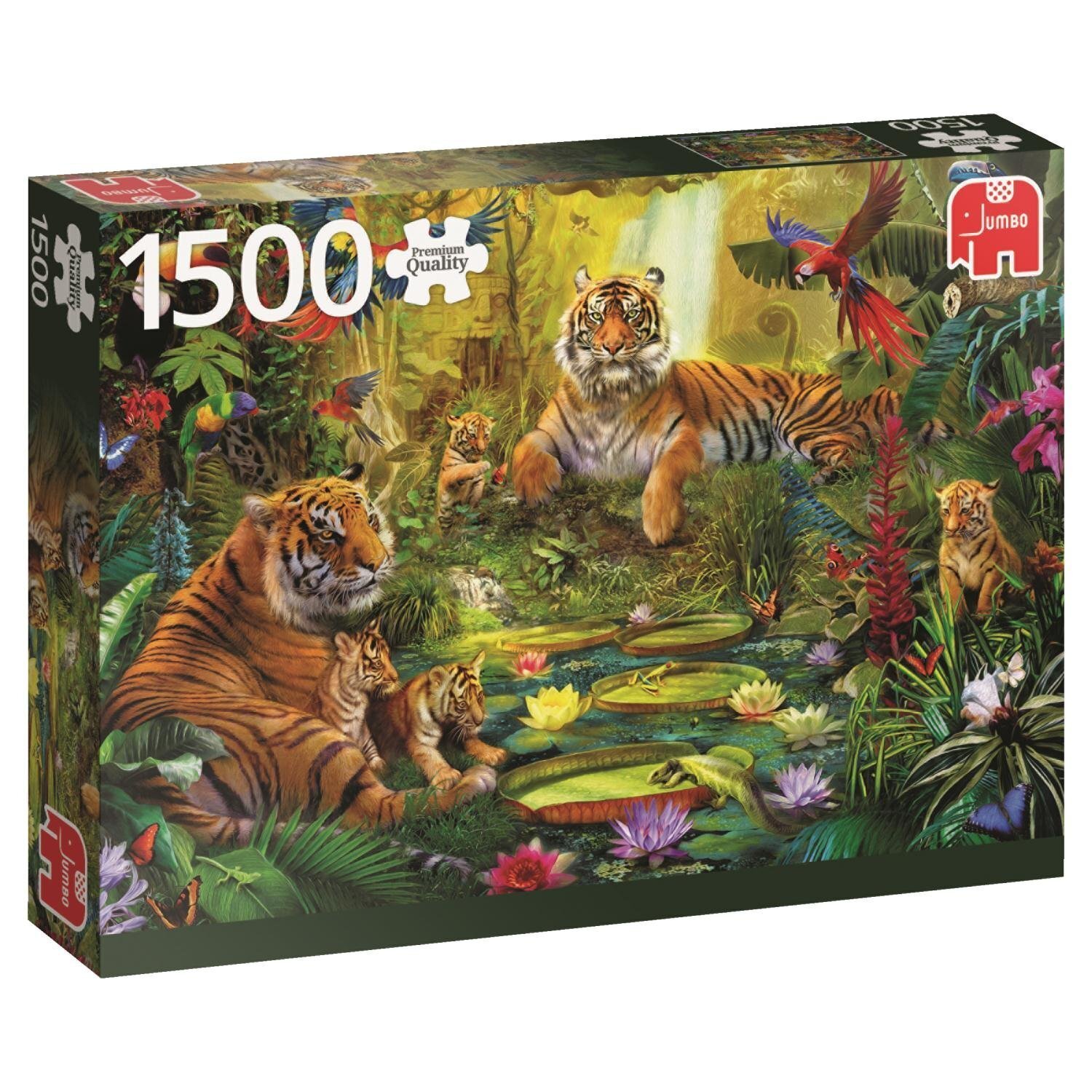 Buy Jumbo - Tigers in the Jungle Puzzle 1500pc