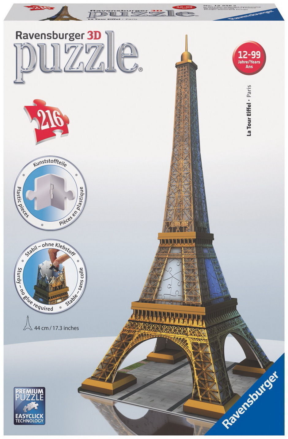 La Tour Eiffel - 3D Puzzle Ravensburger - 12 ans et +