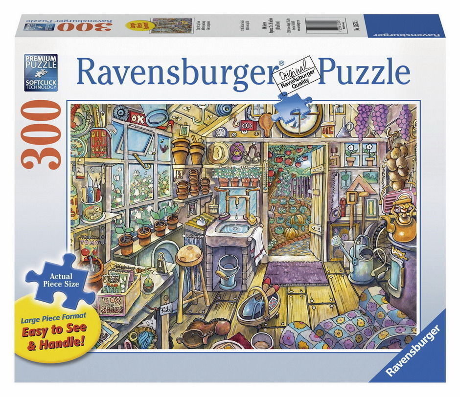 Buy Ravensburger - Cozy Potting Shed Large Format 300pc