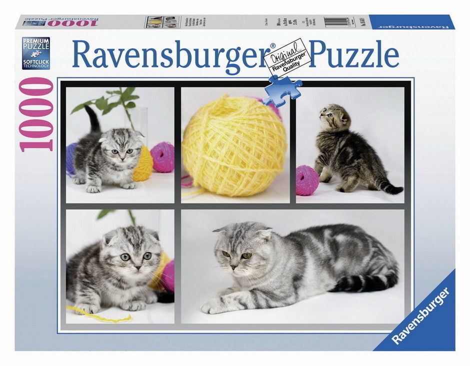 Buy Ravensburger - A Yarn About Cats Puzzle 1000pc