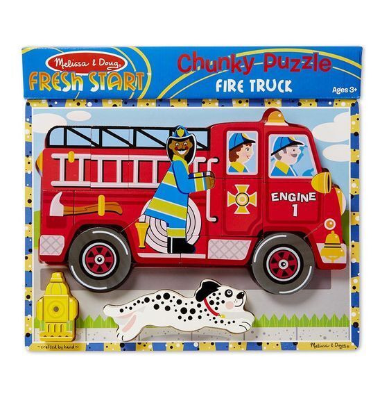 Buy Melissa & Doug - Fire Truck Chunky Puzzle - 18pc