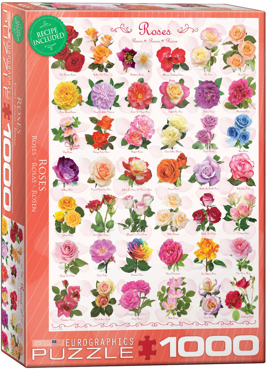 Buy Eurographics - Roses Puzzle 1000pc