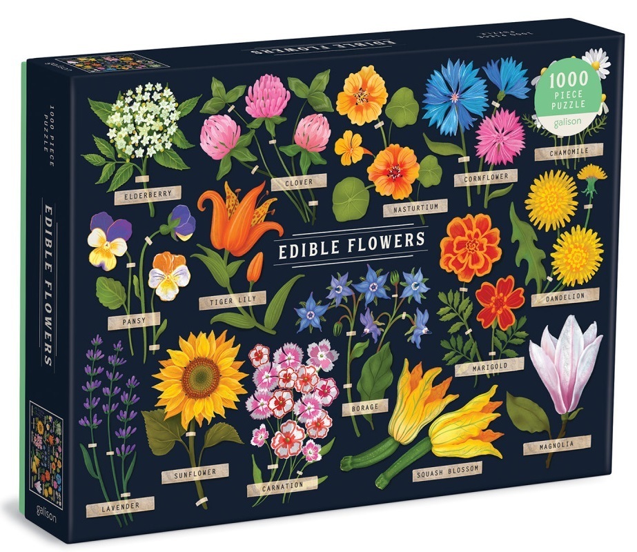 Buy Galison Edible Flowers Puzzle 1000pc