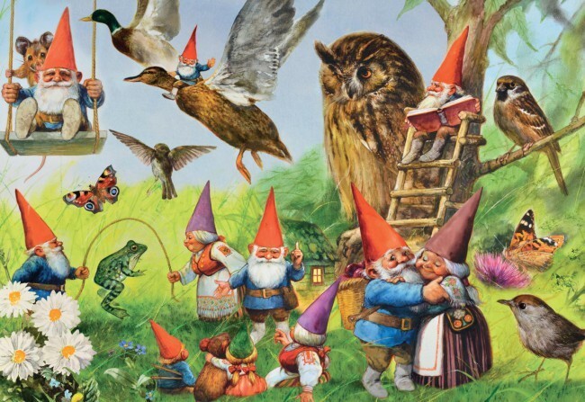 Buy Jumbo - At the Forest with the Gnomes Puzzle 1000pc