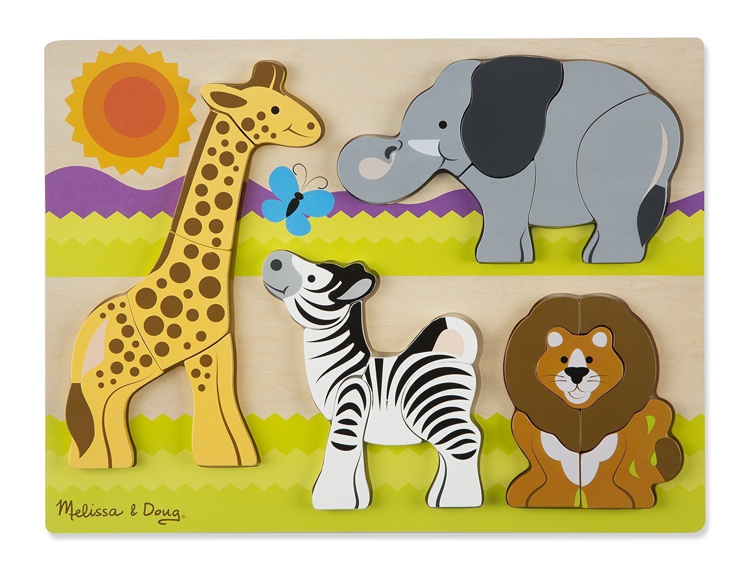 Buy Melissa & Doug - Safari Chunky Jigsaw Puzzle