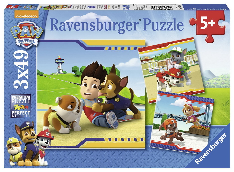 Buy Ravensburger - Paw Patrol Hero Fur Puzzle 3x49pc