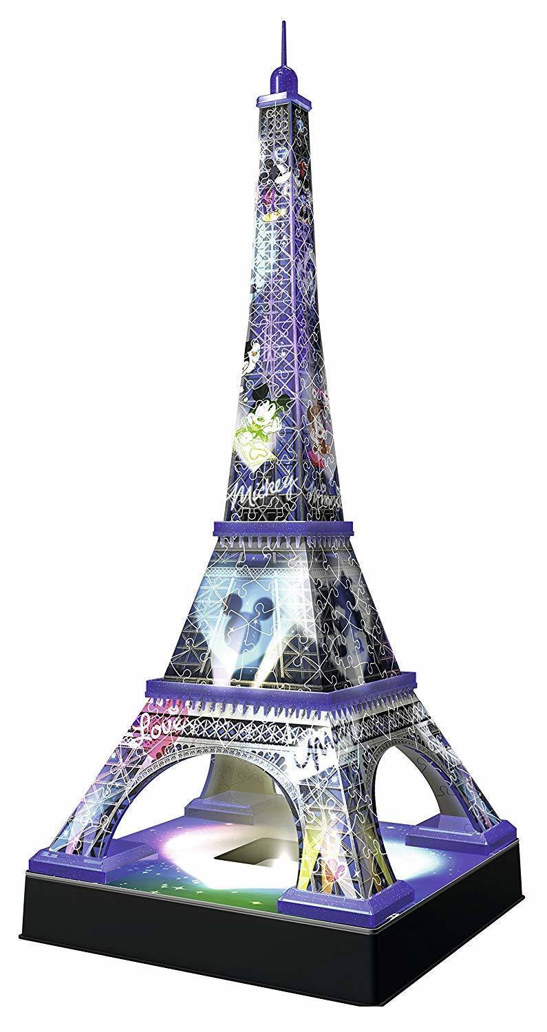 Buy Ravensburger Mickey & Minnie Eiffel Tower Night Edition 3D Puzzle