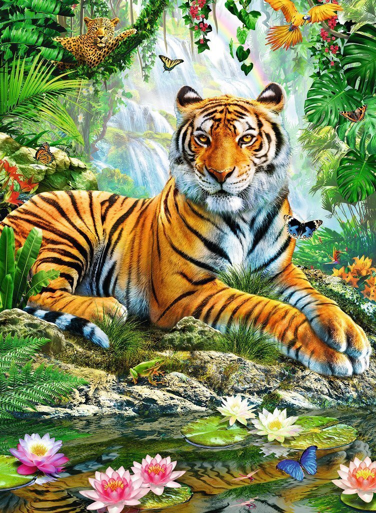 Buy - Ravensburger - Tiger In The Jungle Puzzle 500pc