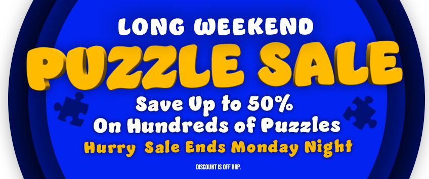 Long Weekend Puzzle Sale