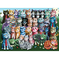 Anatolian - Cat Family Reunion Puzzle 1000pc