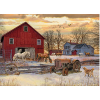 Cobble Hill - Winter on the Farm Puzzle 1000pc