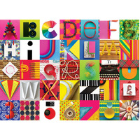 Cobble Hill - Found Alphabet Puzzle 1000pc