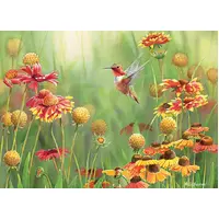 Cobble Hill - Rufous Hummingbird Puzzle 500pc