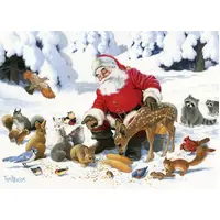 Cobble Hill - Santa Claus and Friends Family Puzzle 350pc