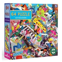 eeBoo - Skateboarders Puzzle 64pc