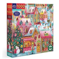 eeBoo - Holiday Village Puzzle 1000pc