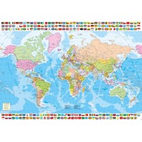 Educa - Political World Map Puzzle 1500pc