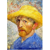 Enjoy - Van Gogh: Self-Portrait with a Straw Hat Puzzle 1000pc