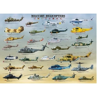 Eurographics - Military Helicopters Puzzle 1000pc