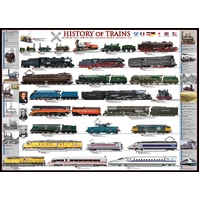 Eurographics - History of Trains Puzzle 1000pce