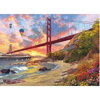 Eurographics - Sunset at Baker Beach Puzzle 1000pc