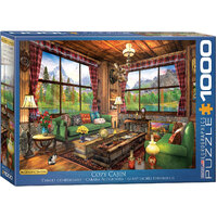 Eurographics -Cozy Cabin Puzzle 1000pc