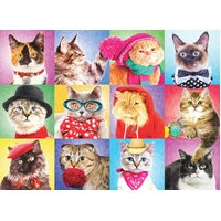 Eurographics - Silly Cats Large Piece Puzzle 300pc