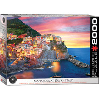 Eurographics - Manarola at Dusk, Italy Puzzle 2000pc