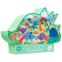 Learning Can Be Fun - Dinosaur Friends Shaped Floor Puzzle 60pc