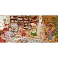 Gibsons - Preparing For The Big Day Panoramic Puzzle 636pc