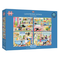Gibsons - Catastrophe Cottage Puzzle 4 x 500pc
