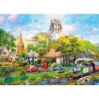 Gibsons - Below Corfe Castle Puzzle 1000pc