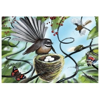 Holdson - Treasures of Aotearoa - Fantail Discovery Large Piece Puzzle 300pc