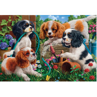 Holdson - Gallery, Puppies at Play Large Piece Puzzle 300pc