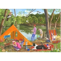 Holdson - Weekend Away - Lakeside Camping Puzzle 1000pc