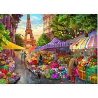 Holdson - Travel Abroad - Flower Market Paris Puzzle 1000pc