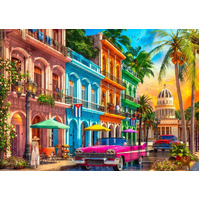 Holdson - Travel Abroad - Havana Sunset Puzzle 1000pc