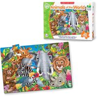 Learning Journey - Animals of the World Jumbo Floor Puzzle 50pc