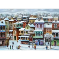 Magnolia - Snow in Old Tbilisi Puzzle 1000pc