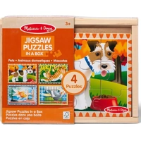 Melissa & Doug - Pets Jigsaw Puzzles in a Box 12pc