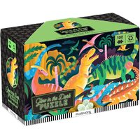 Mudpuppy - Dinosaur Park Glow-in-the-Dark Puzzle 100pc