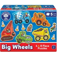 Orchard Toys - Big Wheels Puzzles (5 puzzles)