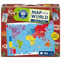 Orchard Toys - Map of the World Puzzle 150pc