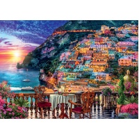 Ravensburger - Dinner in Positano, Italy Puzzle 1000pc