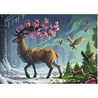 Ravensburger - Spring Deer Puzzle 1000pc