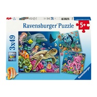 Ravensburger - Underwater Puzzle 3x49pc