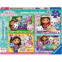 Ravensburger - Gabby's Dollhouse Bumper Puzzle Pack 4x42pc