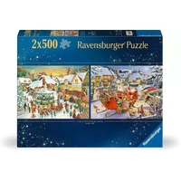 Ravensburger - Christmas Collection Puzzle 2 x 500pc