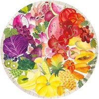 Ravensburger - Circle of Colours- Fruits & Vegetables Puzzle 500pc