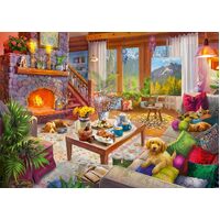Ravensburger - Cozy Cabin Puzzle 1000pc